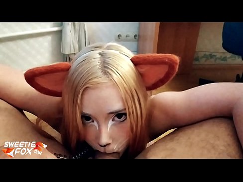 ❤️ Kitsune លេបទឹកមាត់ហើយច្របាច់ចូលមាត់នាង ❤️❌ រឿងអាសអាភាស នៅពួកយើង  ﹏